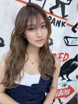 ウィルゴ(VIRGO) バレイヤージュ/エアタッチ　小顔セミロング　波巻き