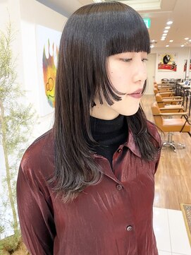 ノラキチジョウジ(NORA KICHIJOJI) ワイドバング×モードデザインロングウルフ