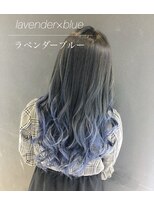 バトー(bAteAu)&nbsp;ホワイトブリーチ、グラデーション、ネイビーブルー