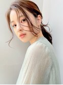 ■LOOPA■柔らか顔周りのアレンジヘア