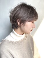 アイティーバイアルバム 下北沢店(IT by ALBUM)&nbsp;ブラウンショートボブ_アースカラーくびれヘアツートン_28939