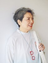 えがお美容室&nbsp;【えがお美容室】50代60代に人気☆似合わせウェーブボブ