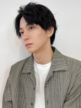 【Hui代々木】扱いやすさNo1のメンズ・センターパートスタイル[メンズ/メンズパーマ/メンズカット/Men's]