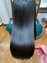 美容室 メザミー MESAMIES 大人可愛い黒髪暗髪艶髪ロング10代20代30代ストレートヘア