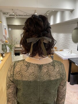 ローレン(LOREN) 【LOREN】ボブハーフアップアレンジ