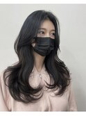 くびれヘア/髪質改善/艶髪/愛され/韓国風/前髪カット/小顔/梅田