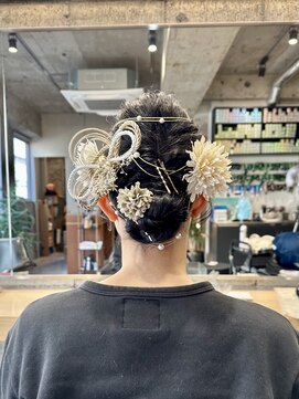 十角髪 ヘアアレンジ