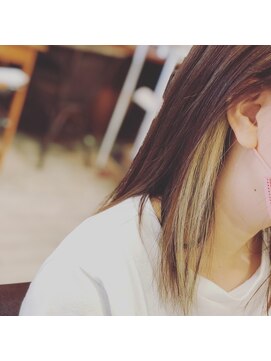 アローズ 玉名店(arose) インナーカラーインナーグレージュ×抜きっぱなし