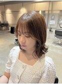 くびれ巻きロブカット