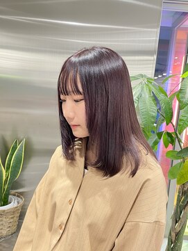 ゼスト 八王子店(ZEST) カシスレッド/暖色カラー/顔周りレイヤー【藤野はるひ】