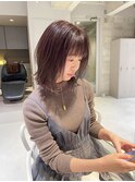 {kando style}切りっぱなし/グレープ/パープル/ガーネット/紫