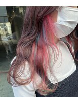 ビヨンドイー(beyond E)&nbsp;ピンクとソフトブルーのユニコーンカラー