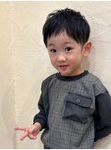 キッズカットお手入れ簡単すっきりおでこ柔らか毛流れナチュラル