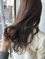 エミュー(emue) 大人ミルクティーベージュカラー透け感たっぷりカラー