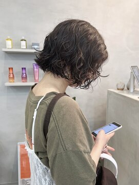 シーン(SCEN) 抜け感パーマ ボブパーマ