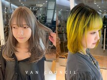 ヴァンカウンシル 金山(VANCOUNCIL kanayama)の雰囲気（もちろんブリーチを使ったデザインカラーも◎）