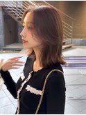 かきあげ前髪 レイヤーカット