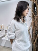 ソーソー(SoSo)&nbsp;《SoSo》グレージュ×レイヤースタイル