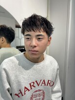 アオ(AO。)&nbsp;メンズパーマ/ツイスパ/波巻き/ニュアンスパーマ/ピンパーマ