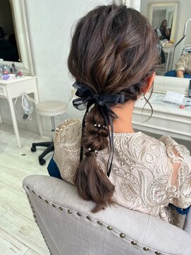 ナンバー ユアイロ 川崎(N° uairo) 【森山】10代・20代・30代似合う小顔ヘアアレンジ♪結婚式二次会