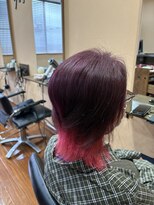 グラップ 本厚木店(gra-up) 派手髪 縮毛矯正 ウルフスタイル