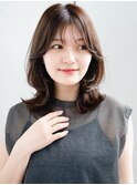 ☆レイヤーカット毛先ワンカールくせ毛風カール薄めバングデジパ