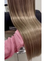 スタイル 横浜(STYLE)&nbsp;【担当　栗原　唯】ベージュ系ハイライトロングエクステ８０本