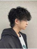 大人黒髪パーマ×ショートウルフ　◇吉見限定◇