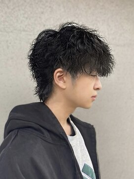 サロン(SALON) 大人黒髪パーマ×ショートウルフ　◇吉見限定◇