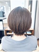 小顔☆丸みショート