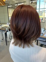 グランデュール 東静岡池田店(GRANDEUR)&nbsp;東静岡ショートボブくびれショートイルミナカラー顔周りレイヤー