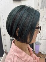 サル(saru)&nbsp;#アンブレラカラー × #エメラルドグリーン