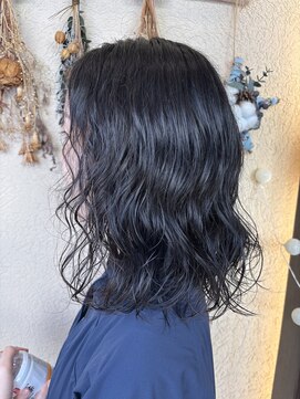 リブレ ジュネス 郡山堤下店(Libre jeunesse) 外国人風！ゆるめスパイラルパーマ！