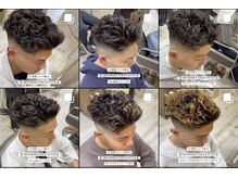 グルーマーズクレッジ 渋谷店(GROOMER/S CREDGE)の雰囲気（ラルフカールやラフカールも大人気！フェードmen's メンズカット）