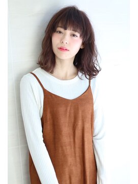 オーロ 西宮店(ORO) ニュアンスパーマ ナチュラルブラウン