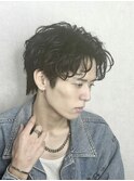 波巻きショートセンターパート