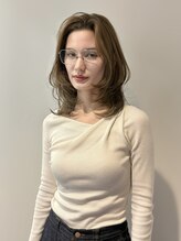 アクシス ナゴヤ(AXIS NAGOYA)&nbsp;イメチェン/ピンクベージュ/アンブレラカラー/前髪/名古屋駅