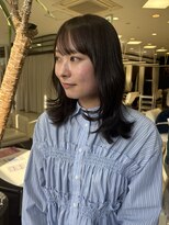 プランタン フォー ヘアー(printemps FOR HAIR) __ブリーチなしカラー__グレージュ__くびれヘア__