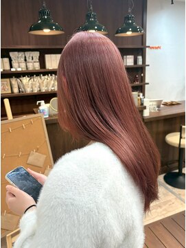 ニュースエン(newseN:) ピンクベージュ/ダブルカラー/ケアブリーチ/髪質改善/万代/新潟
