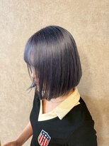 パーミル ヘア クマモト(permille ‰ hair Kumamoto)&nbsp;パープル×うる艶ボブ