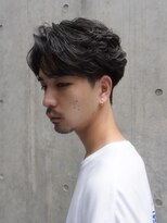 バイフィフス 原宿/表参道(by fifth)&nbsp;ルーズパーマシャドウパーマセンターパートツーブロック刈り上げ
