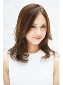 大人かわいいナチュラル大人ウェーブ