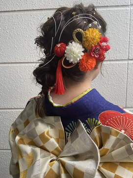 アムール(Amour) 成人式のヘアセット