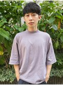 bibito メンズ ツーブロックマッシュ ニュアンスパーマ