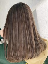 【手触り＆光沢重視カラー】カット＋イルミナカラー＋ベースTr￥890