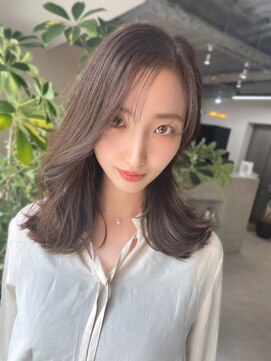フラッグヘア 新宮店(Flag HAIR) 韓国風　くびれ　ミディ