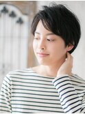 黒髪で好感度◎斜めバングアンニュイ似合わせこなれヘアｆ仙台