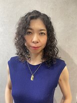 リアイス(Re:ICE) 強めロブ外国人風ウェーブスパイラルパーマ