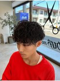 夏使用波巻き×ツイストスパイラルパーマ