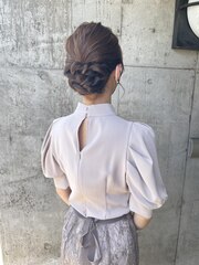 成人式ヘア　ヘアセット　ヘアアレンジ